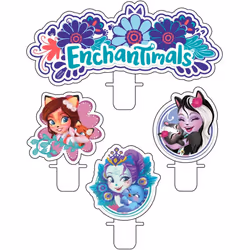 Enchantimals Characters Candles (Pack of 4)