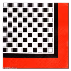 Unique Party Ant Picnic Checked Disposable Napkins (Pack Of 20)