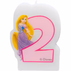 Disney Princess Number 2 Rapunzel Candle