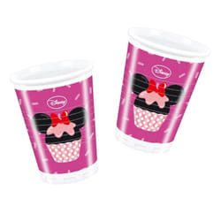 Disney Cupcake Minnie Mouse Plastic Disposable Cup (Pack of 8)