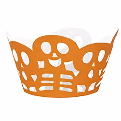 Unique Party Skeleton Cupcake Wrappers (Pack of 12)