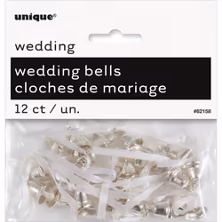 Unique Party Wedding Bells Plastic Charm
