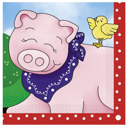 Unique Party Farm Friends Napkins (Pack of 16)