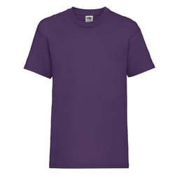 Fruit of the Loom Childrens/Kids Value T-Shirt - 12-13 Years, Purple