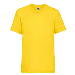 Fruit of the Loom Childrens/Kids Value T-Shirt - 12-13 Years, Sunflower
