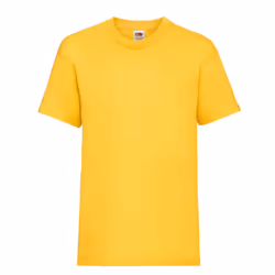 Fruit of the Loom Childrens/Kids Value T-Shirt - 12-13 Years, Yellow