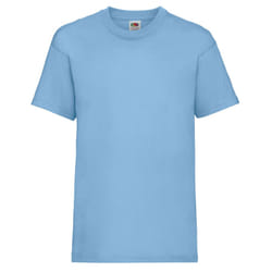 Fruit of the Loom Childrens/Kids Value T-Shirt - 12-13 Years, Sky