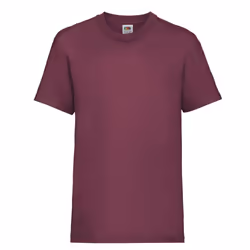 Fruit of the Loom Childrens/Kids Value T-Shirt - 12-13 Years, Burgundy