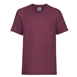 Fruit of the Loom Childrens/Kids Value T-Shirt - 12-13 Years, Burgundy
