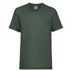 Fruit of the Loom Childrens/Kids Value T-Shirt - 12-13 Years, Bottle Green