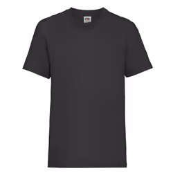 Fruit of the Loom Childrens/Kids Value T-Shirt - 12-13 Years, Black