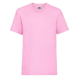 Fruit of the Loom Childrens/Kids Value T-Shirt - 7-8 Years, Light Pink