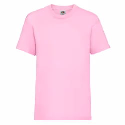 Fruit of the Loom Childrens/Kids Value T-Shirt - 3-4 Years, Light Pink