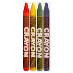 Rainbow Waxed Crayon