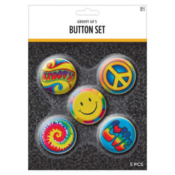 Amscan Cute Hippie Party Badge (Pack of 5)