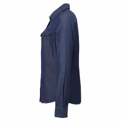 Premier Womens/Ladies Stitch Shirt - L, Indigo Denim