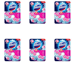 Domestos Power 5 Toilet Rim Block Pink Magnolia 55G - Pack of 6