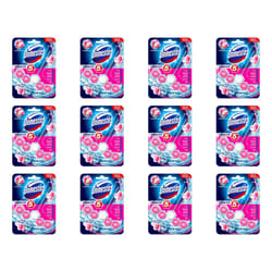 Domestos Power 5 Toilet Rim Block Pink Magnolia 55G - Pack of 12