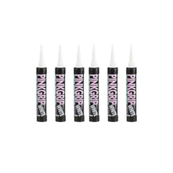 Everbuild Pinkgrip Solvent Free Grab Adhesive White 380 ml    486024 - Pack of 6