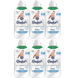 Comfort Pure Fabric Conditioner Hypoallergenic 33 Washes 990ml Pack Of 6