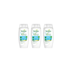 Simple Kids Hair And Body Wash Hypoallergenic 225ml - Pack of 3
