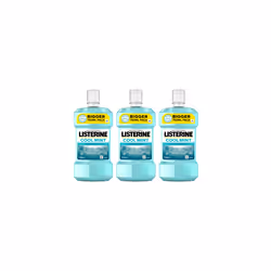 Listerine Mouthwash Cool Mint 750 ml - Pack of 3