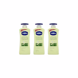 Vaseline Intensive Care Aloe Soothe Soothing Hydration Body Lotion 600ml - Pack of 3