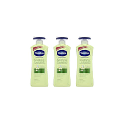 Vaseline Intensive Care Aloe Soothe Soothing Hydration Body Lotion 600ml - Pack of 3