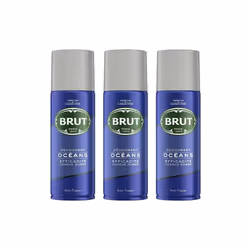 Brut Deodorant Oceans 200ml - Pack of 3