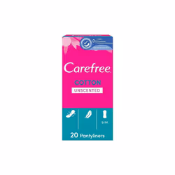 Carefree Panty Liners Cotton 20Pcs