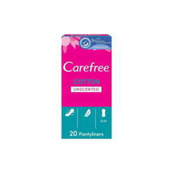 Carefree Panty Liners Cotton 20Pcs