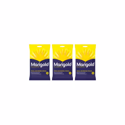 Marigold Kitchen Gloves Extra Life For A Brighter Clean Medium Size - Pack of 3