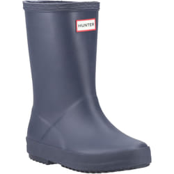 ) Hunter Kids First Boot Rubber Navy Wellington Boots - Blue, 8 (Adults'