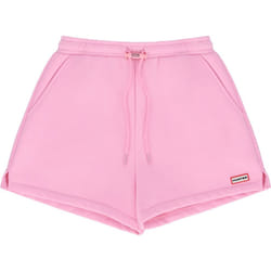 Hunter Lunan Cotton Women's Pink Mid-Length Shorts - Pink, S