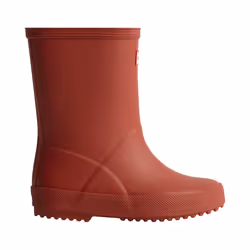 ) Hunter Kids First Boot Rubber Military Red Wellington Boots - Red, 13 (Adults'