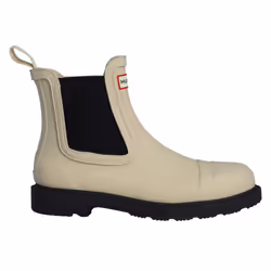 ) Hunter Commando Rubber Gravel/Black Wellington Boots - Grey, 4 (Adults'