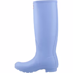 ) Hunter Original Tall Rubber Women's Sea Blue Wellington Boots - Blue, 6 (Adults'