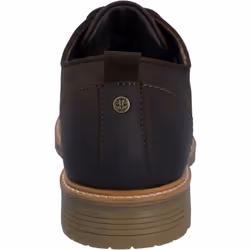 ) Hunter Jura Leather Men's Brown Lace-Up Shoes - Brown, 7 (Adults'