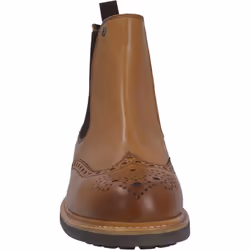 ) Hunter Cawdor Leather Men's Tan Boots - Brown, 8 (Adults'