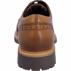 ) Hunter Cawdor Leather Men's Tan Brogues Shoes - Brown, 7 (Adults'