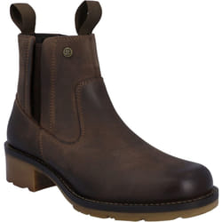 ) Hunter Iona Leather Women's Brown Boots - Brown, 4 (Adults'