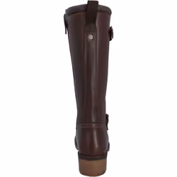 ) Hunter Iona Leather Women's Brown Boots - Brown, 4 (Adults'