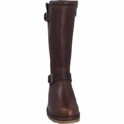 ) Hunter Iona Leather Women's Brown Boots - Brown, 4 (Adults'