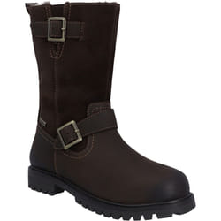 ) Hunter Ness Leather Women's Brown Boots - Brown, 4 (Adults'