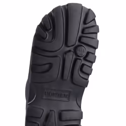 ) Hunter Moulded Stacked Slider Polyester Women's Black Slides - Black, 7 (Adults'