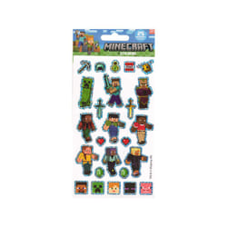 Minecraft Characters Pack of 25 Reusable Stickers
