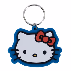 Hello Kitty Face PVC Keyring Official Licensed Product