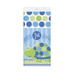 Unique Party Plastic Turtle 1st Birthday Party Table Cover