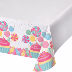 Creative Candy Bouquet Party Table Cover