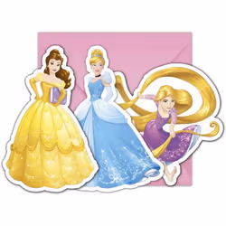 Disney Princess Heart Strong Invitations (Pack of 6)